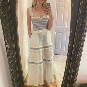 Jonathan Simkhai Embroidered Nap Dress